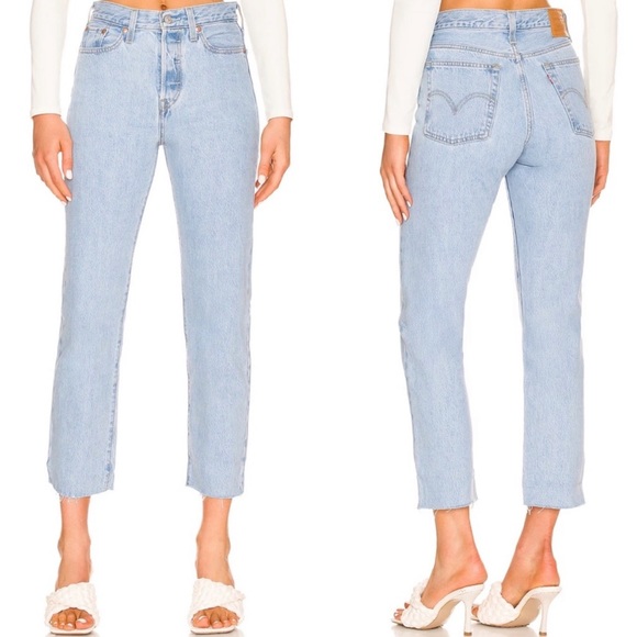 Levi’s Wedgie straight light wash jeans - Picture 1 of 15